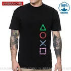 Футболка мужская с логотипом PS, винтажная тенниска в стиле ретро, уличная одежда для игры в Xbox, PS1, PS2, PS3, PS4, идея для подарка 4383U