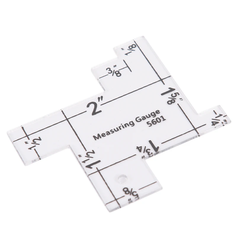 1 шт. Империал Метрическая шкала мини Пластик швейная измерительный прибор