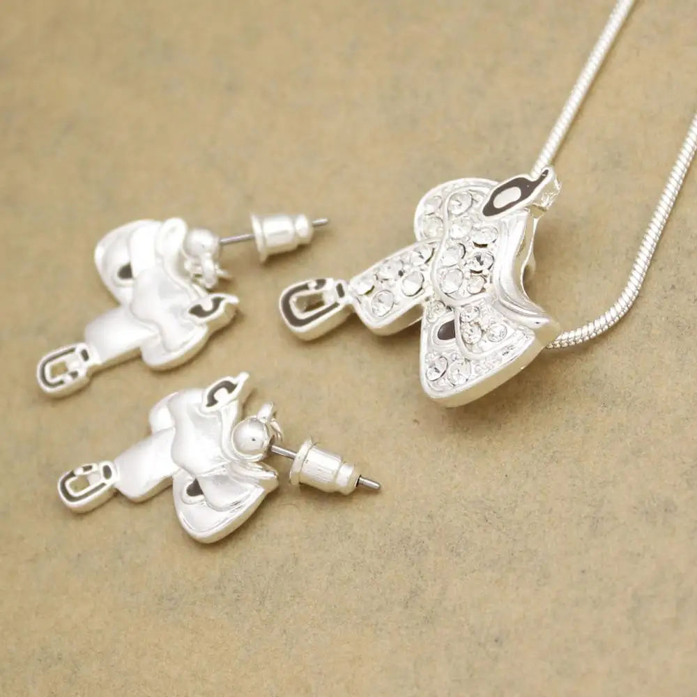 Леди Вестерн Техасский ковбойская ЛОШАДЬ СЕДЛО Родео золото змея серьги