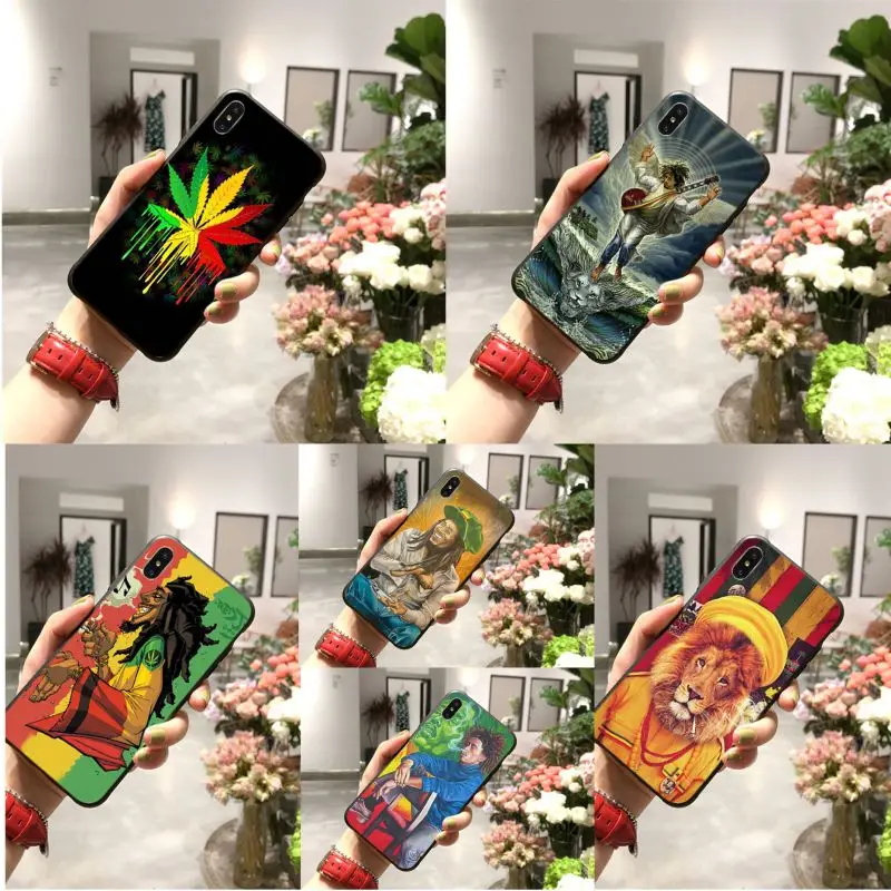 Боб Марли Лев растаман регги плотный чехол из ТПУ мягкий для мобильного телефона