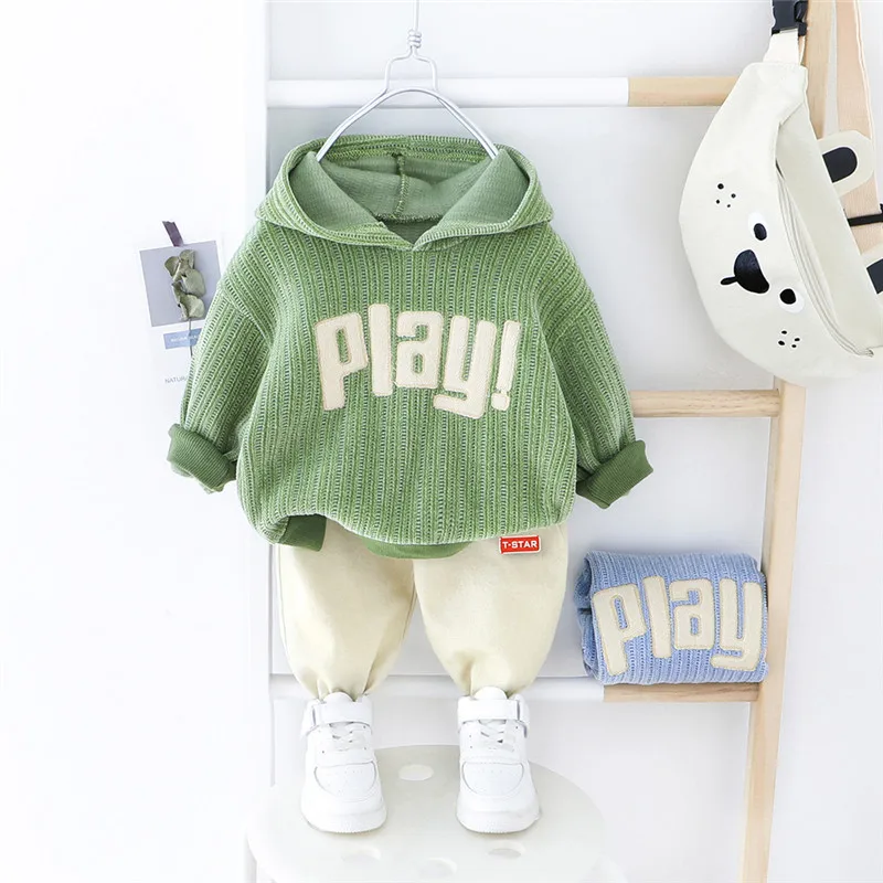 

Boys 2pc Clothing Sets Spring Autumn Children Fashion Hoodies Pants Tracksuits For Baby Boys Kids Casual Jogging Suits Outfits