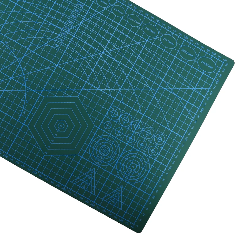 A5 A4 A3 ПВХ Прямоугольный Восстанавливающий сетчатый коврик для резки линий