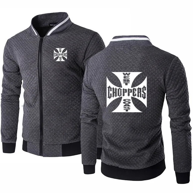 

NEW Jacket Men Anime for Mustang West Coast Choppers Sweatshirt High Quality Cotton Men's baseball jacket Sweatshirts c4