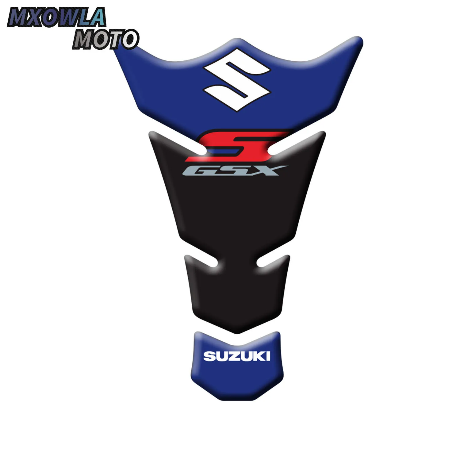 Мотоцикл GSX R бак Кепки Pad передний конец верхний зажим углеродного Стикеры