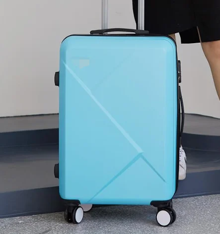 Sky blue large space travel universal wheel luggage  LD161-640121