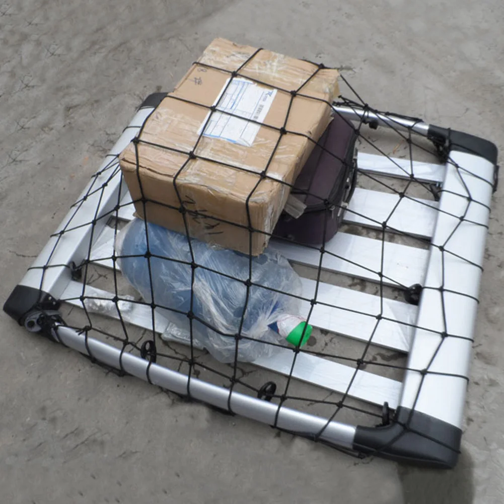 Universal Trailer Luggage Storage Stretches Truck Bed Tighter Car Bungee Mesh Pickup Accessories Elastic Cargo Net Auto | Автомобили и