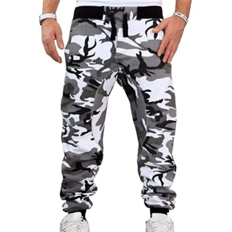 

Jogger Men Harem Pants Camouflage Printed Sweatpants Casual Sports Trouser Fitness Pantalones Hombre Outdoor Cargo Pants Men