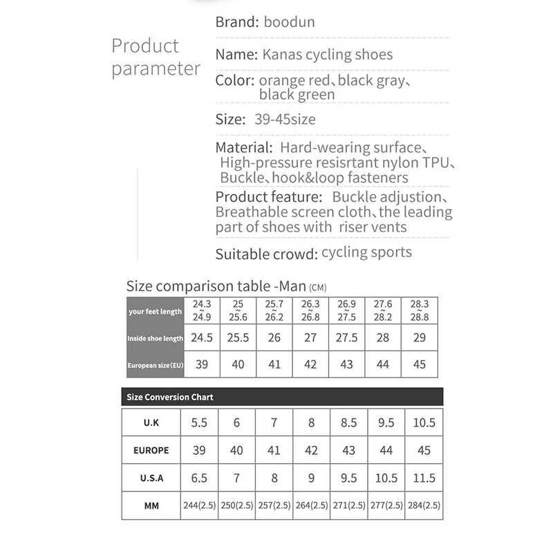 

boodun Profession road bike shoes for men mtb cycling shoes Mountain Bike Breathable Shoes Athletic Racing Sneakers