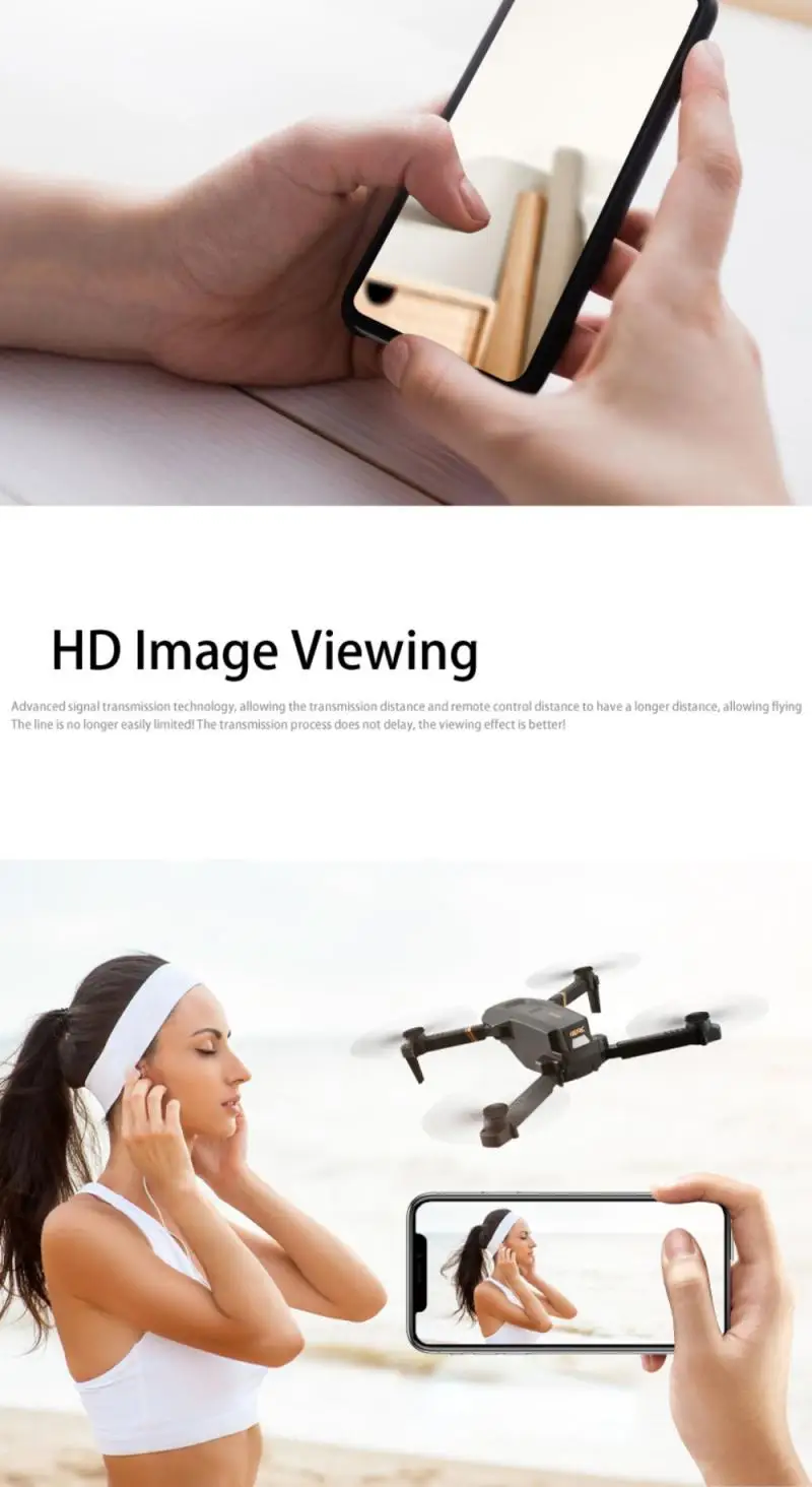 Дрон V4 RC 4k HD с широкоугольной камерой Wi-Fi FPV 4K/1080P | Электроника