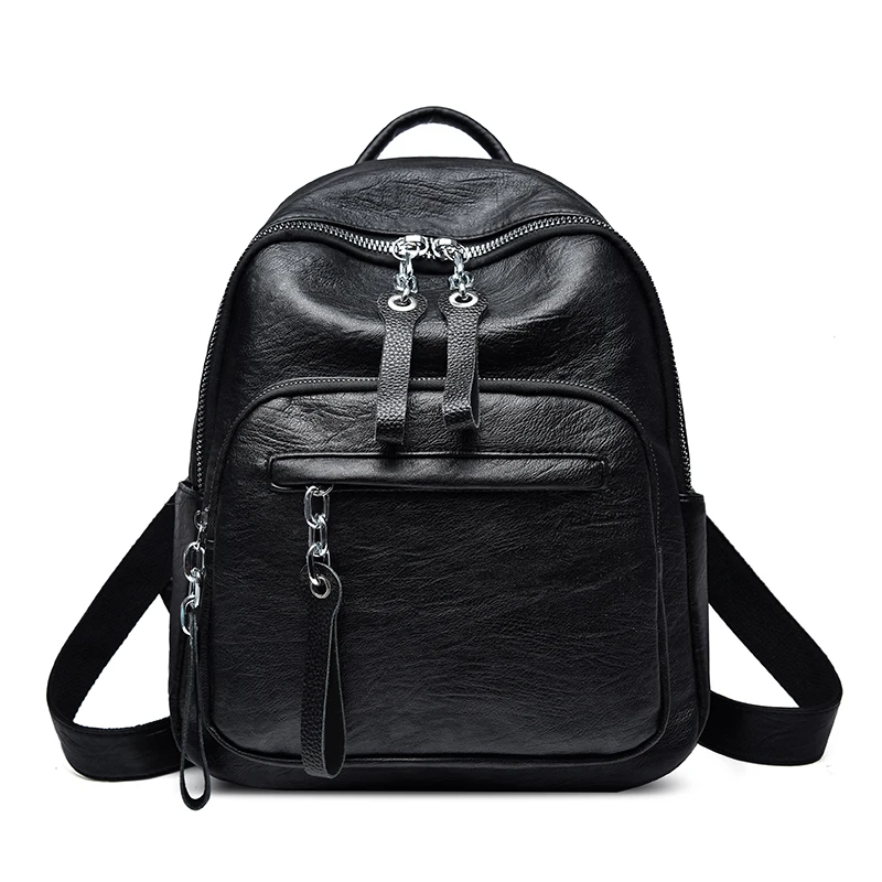 Винтажный мини рюкзак из натуральной кожи для женщин хорошее качество Femme