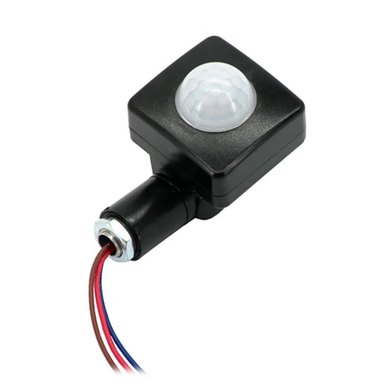 85-265V IP65 Motion Sensor Adjustable PIR Switch Ultrathin LED Flood Light Waterproof Outdoor Detector | Безопасность и защита
