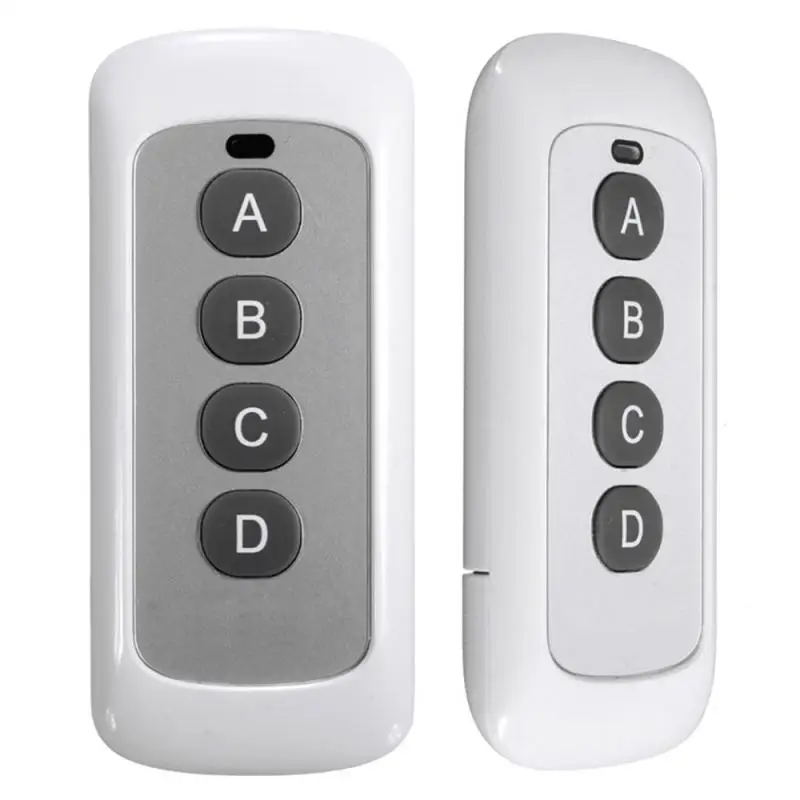 

1PC Fireproof ABS 4 Buttons Wireless Smart Wall Light Switch Remote Control Wireless Remote Control For Wall Lights Announciator