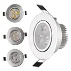 6 Вт светодиодный утопленный потолочный светильник Холодныйтеплый белый натуральный белый Панель Лампа 220V 110V с драйвером вниз светильник Точечный светильник s для дома, отеля,