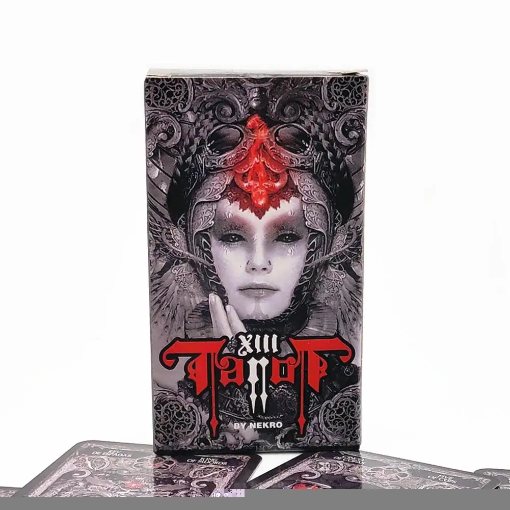 78 шт. карточный покер Темный Таро английский таинственный divination Женская карточная игра для личного использования Jeu Carte