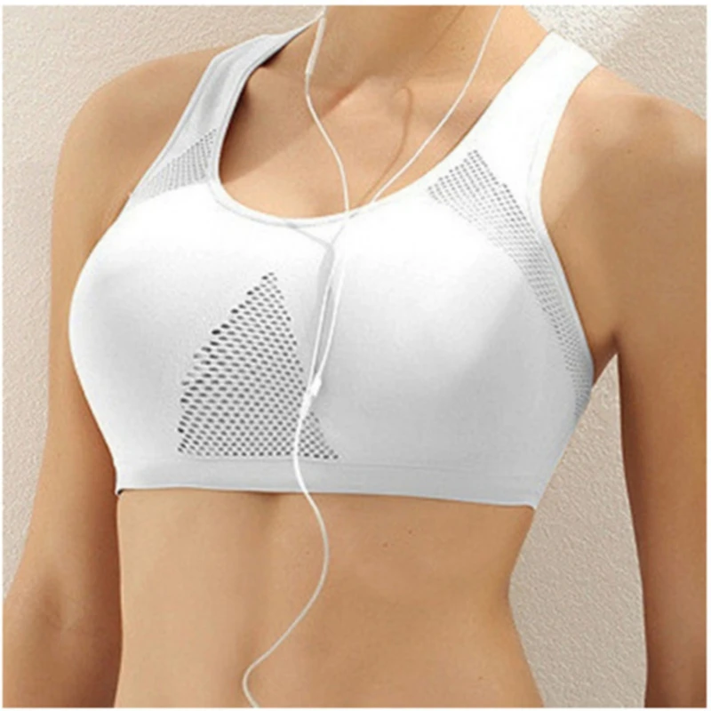 

Новинка 2022, Однотонный женский спортивный бюстгальтер для фитнеса, женский жилет с широкими лямками, сетчатый костюм для фитнеса, нижнее бе...