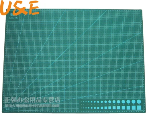 A2 Cutting Mat Board Green Cutting Pad for Scrapbooking, Quilting, Sewing and Arts & Crafts Projects Tapete de Corte 60cmx45cm