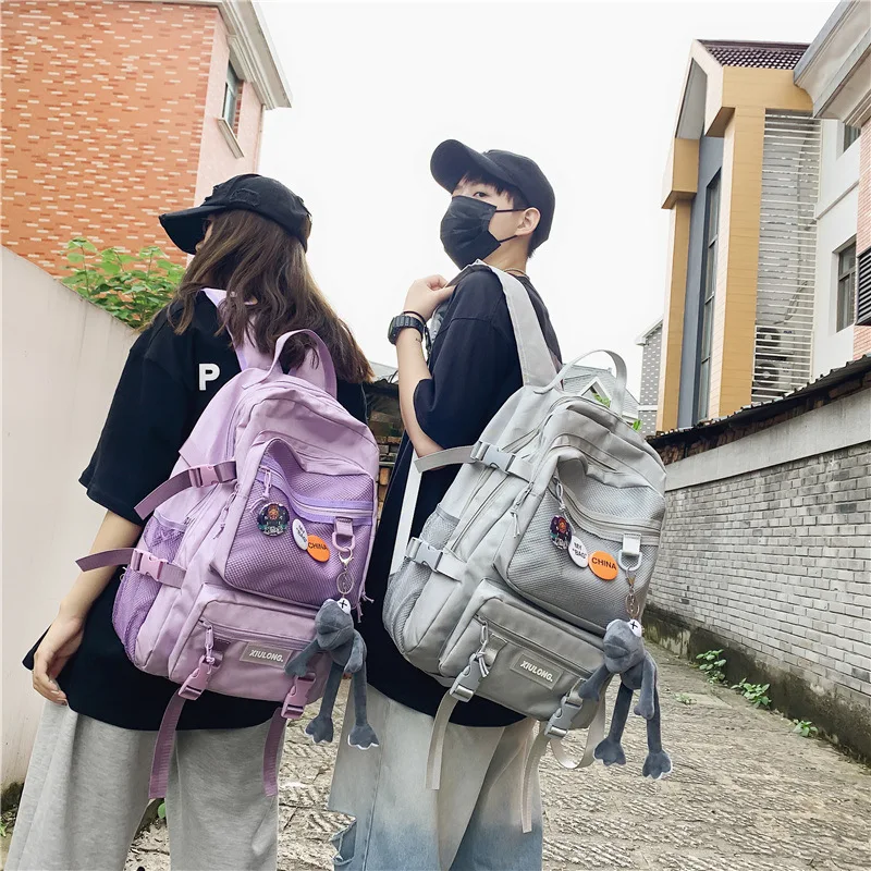 2021 Explosive Oxford Cloth Backpack Korean and Japanese Men And Women Couple Backpack Trend Large-capacity Computer Practical D