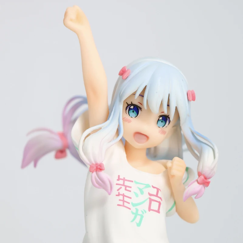

Anime 24cm ques Q Eromanga Sensei Sagiri Izumi Ending Mode Meruru T-shirt Ver. PVC Action Figure Toy Sagiri Izumi Sexy Figure