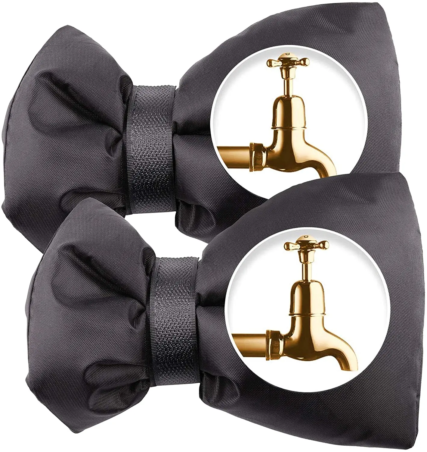 

2Pcs Faucet Cover Winter Saving Tap Antifreeze Protection Covers Outdoor Faucet Frost Protection Cover Saving Tap Cover