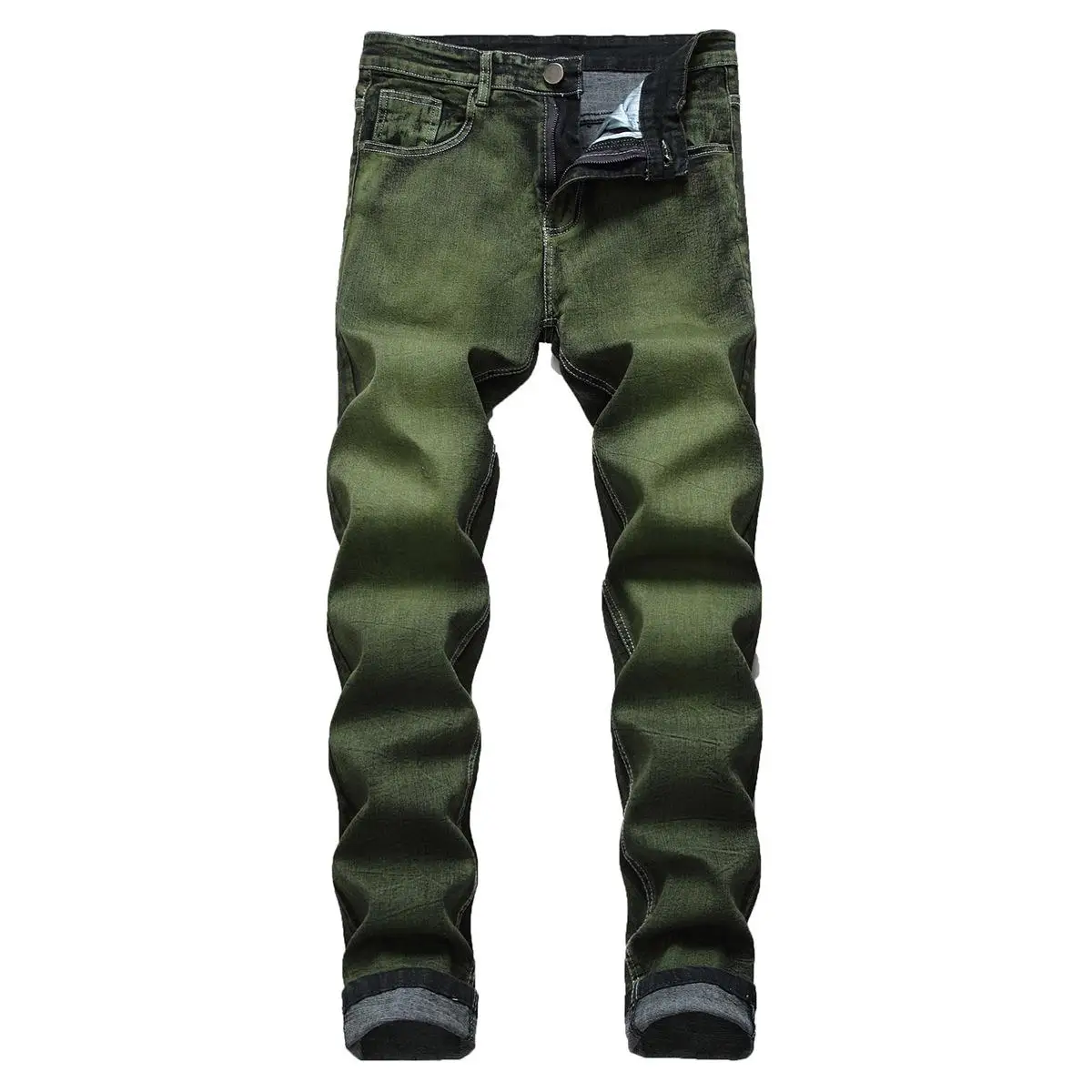 

New Men's Fashion Straight Denim Jeans Trousers Slim Casual Jean Pants Skinny Pants