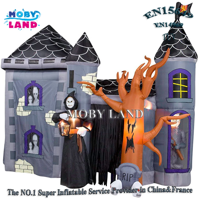

Commercial Halloween Inflatables Arch/Maze Game/Slide/Castle for Sale