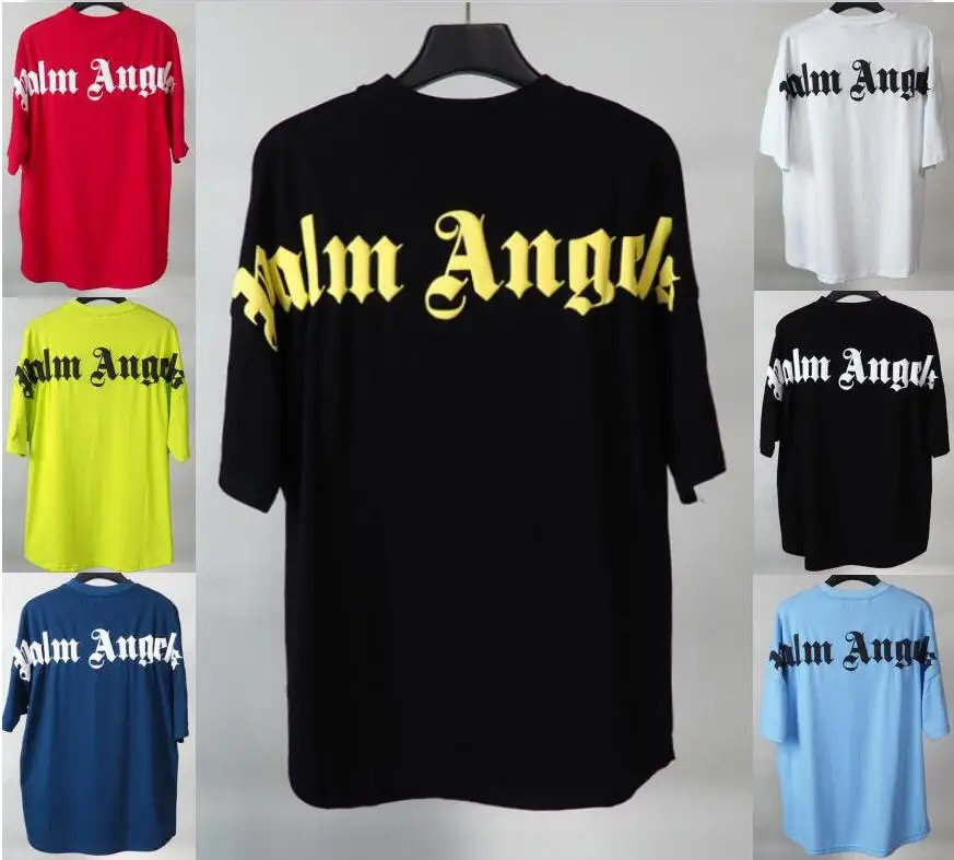 

Футболка унисекс с коротким рукавом и надписью «Palm Angels»