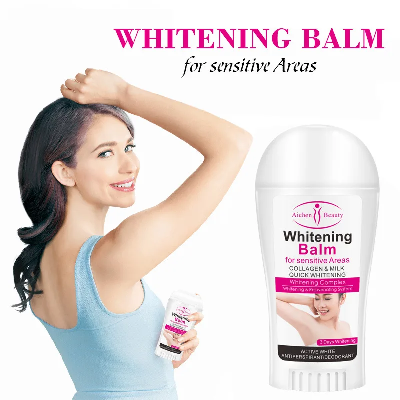 

3PCS Beauty Body Creams Whitening Formula Armpit Whitener Intimate Armpit Whitening Cream Balm Stick Legs Knees Private Parts