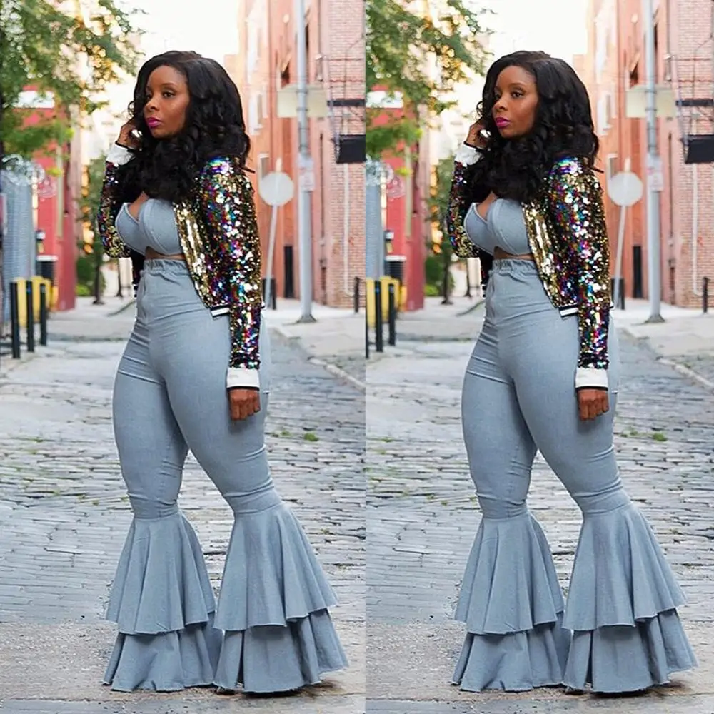 

Sexy Women 2 Pieces Set Strapless Top + Flare Pants Two Piece Set Top And Pants Women Clothes Jogging Femme Party Night