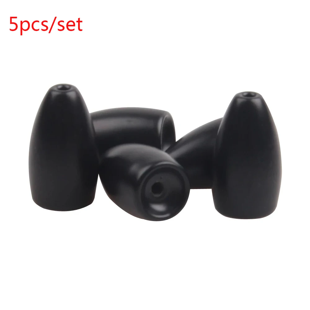 

5pcs Fishing Tungsten Weights Copper Alloy Weight Bullet Shape Sinkers Flipping/Worm Weights 18g-106g