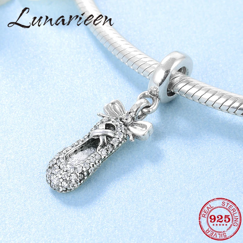 2020 любовь для танцев с бантом балетки бусины в форме двойного конуса красивые 925