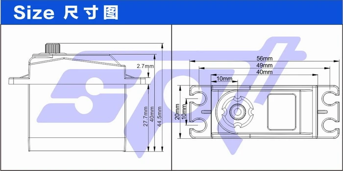 

SPT servo 1/10 car Waterproof 35KG servo Large Torque Digital Servo for 1/10 Scale RC Crawler Car RC Model