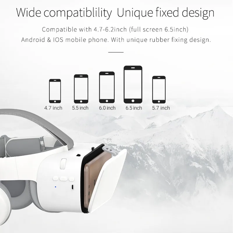 Bobovr Z6 Casque Helmet 3D VR Glasses Virtual Reality Headset For Smartphone Smart Phone BoBo Cardboard helmet 