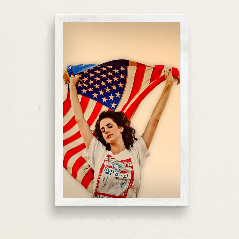 9 Lana Del Rey поп-Певица модель художественная живопись высокое качество холст картина плакат Настенные украшения для детской комнаты без рамки o444 - Цвет: 9