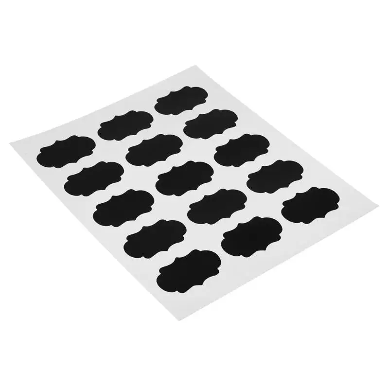 15 шт. Стекло Стикеры s доска Кухня может фляга стикеры в стиле доски для рисования