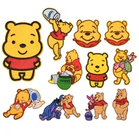 disney winnie the pooh patch embroidered cute patches for clothing iron on patches on clothes patch diy garment decoration cloth