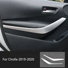 2 шт ABS серебристый хромированный автомобильный внутренний подлокотник передней двери Накладка на ручку двери Накладка для Toyota Corolla 2019 2020