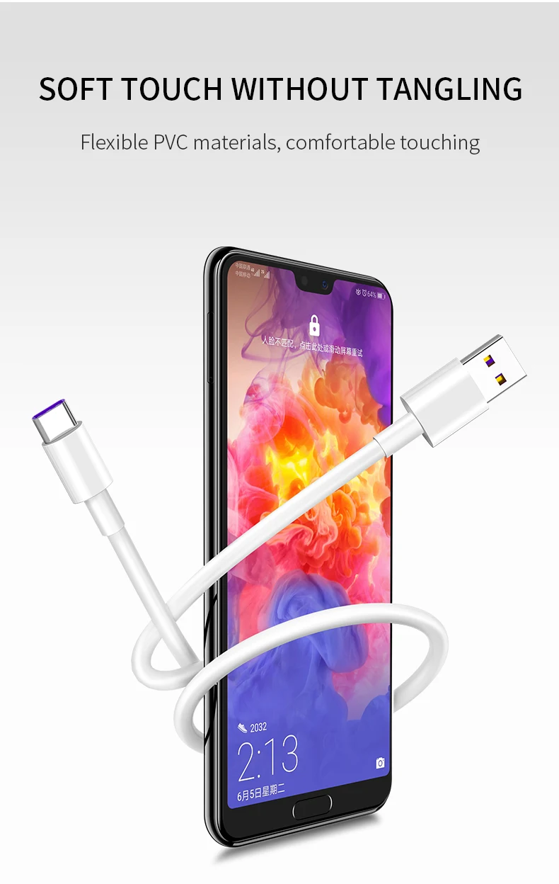 IHaitun 5A type C USB C кабель для huawei P30 Pro mate 20 кабели 3,0 Супер зарядный провод шнур быстрое зарядное устройство для Honor V20 Xiaomi 10