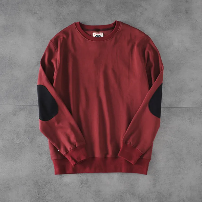 

Foreign Trade Original Single Men's Round Neck Long Sleeve Tops 2020 Autumn Winter New Men Fashion Simple Solid Hoodies PDG1899