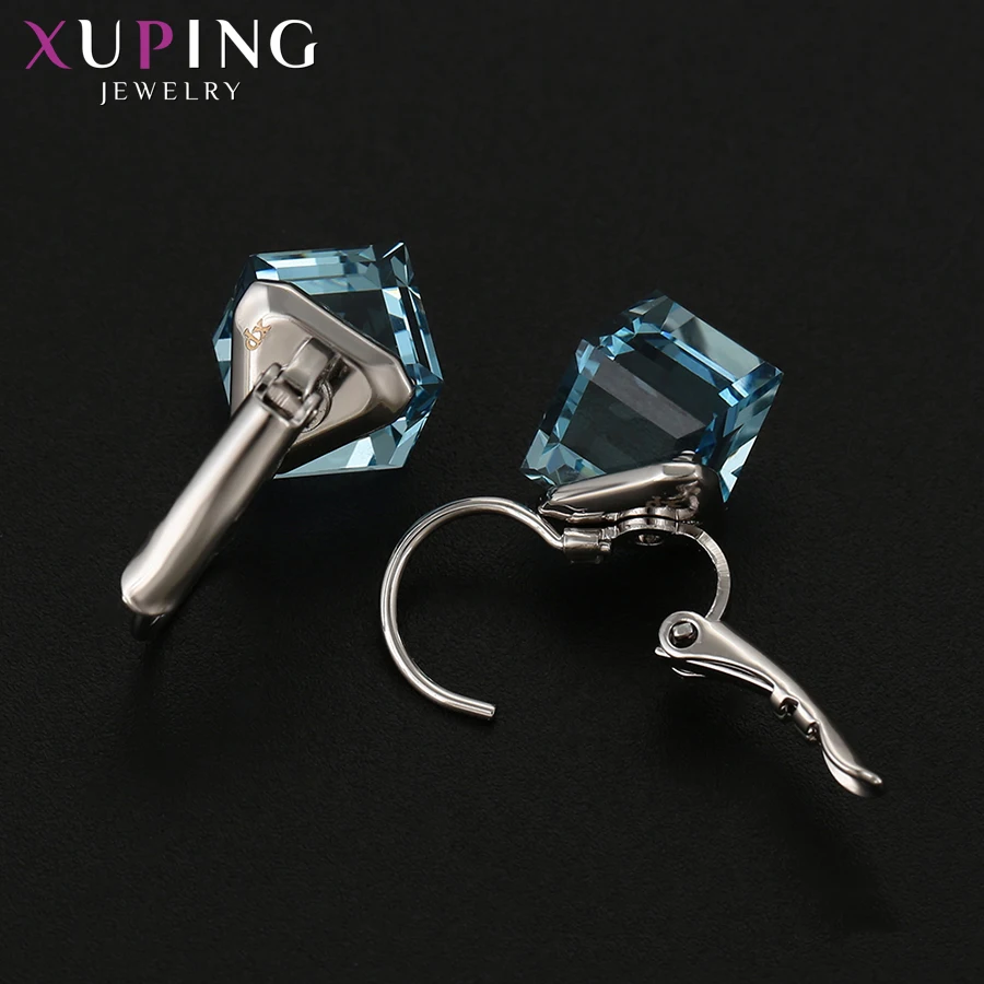Xuping персонализированные серьги-кольца Популярные кристаллы от Swarovski модные ювелирные изделия Темперамент Вечерние подарок для женщин S184.2-99122