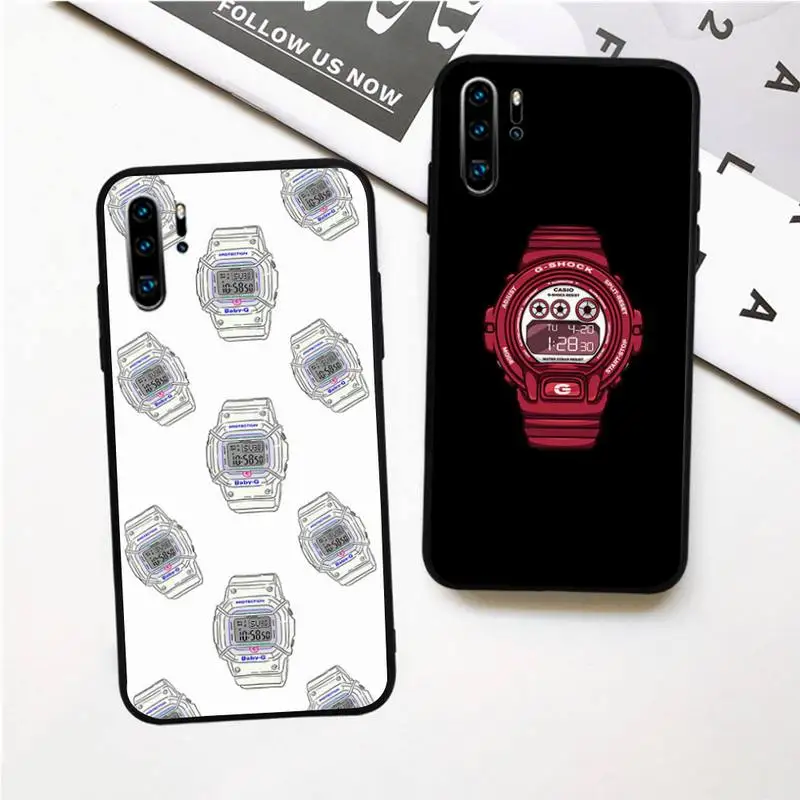 Чехол с логотипом casios для huawei p20 p30 p40 pro mate 10 20 30 lite p smart y7 2019 plus nova 3I|Чехлы-накладки| |