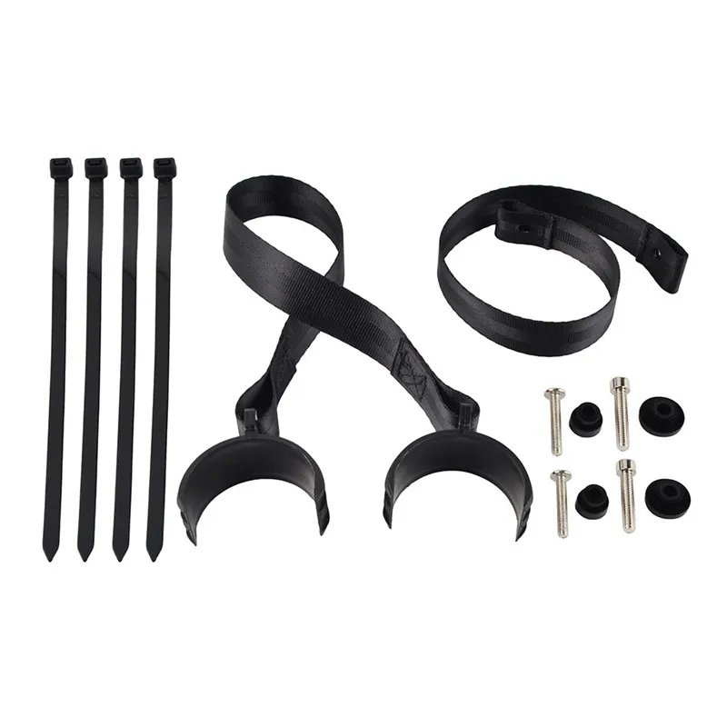 Черный Передний Задний ремень для KTM 125 150 200 250 300 350 400 450 500 505 525 530 EXC XCF XCW SX XC SXF TPI шесть дней - Цвет: Черный