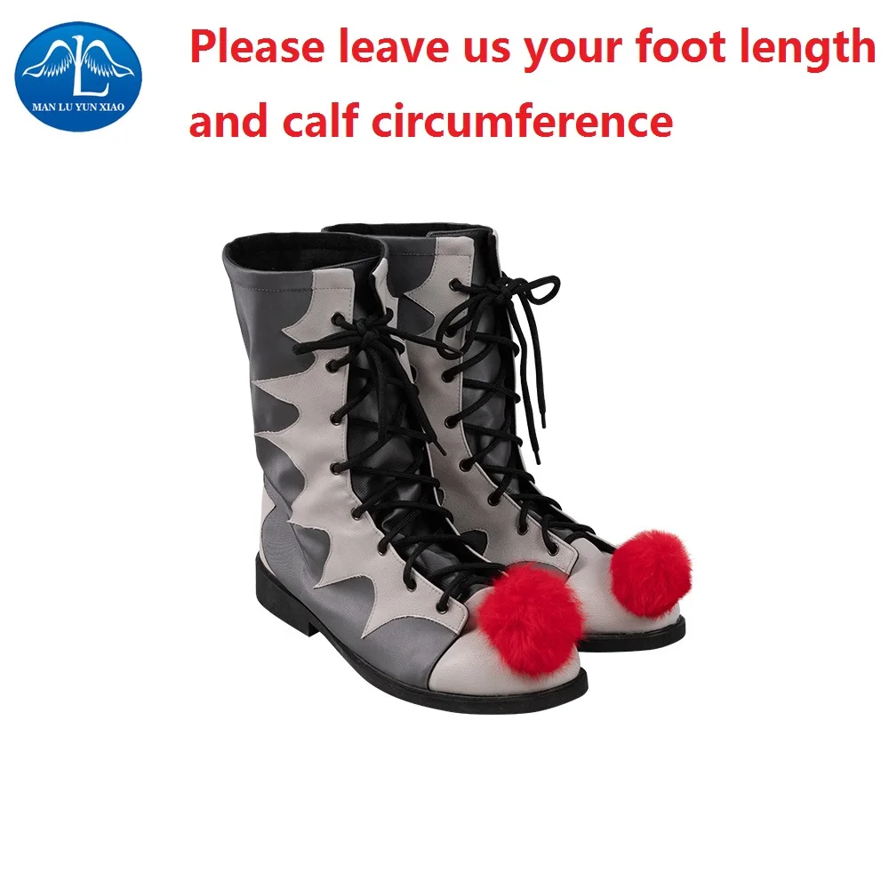 

Manluyunxiao Pennywise Boots Halloween Cosplay Costume for Kids Men Adult It Chapter Two the Clown It Shoes