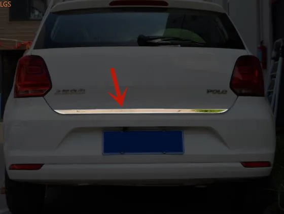 

For Volkswagen Polo 2011-2018 High-quality stainless steel Tailgate Decoration strip Anti-scratch decoration car accessories