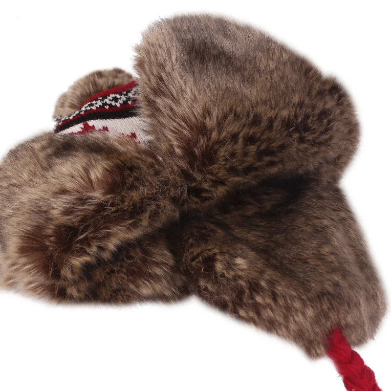 Maple Leaves Earmuffs Cap Lei Feng Hat Outdoors Knitting Wool | Аксессуары для одежды