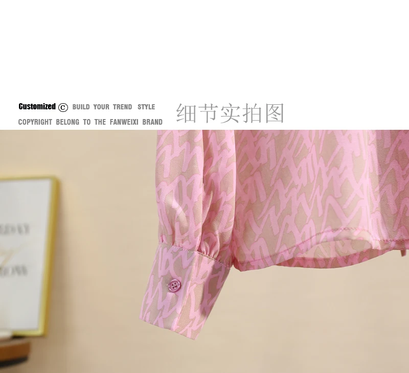 

Thin Sunscreen Shirt Spring 2021 New Stylish Pink Shirt Women Ruffles Bow Collar Button Up Shirt Blusas De Mujer Y Camisas