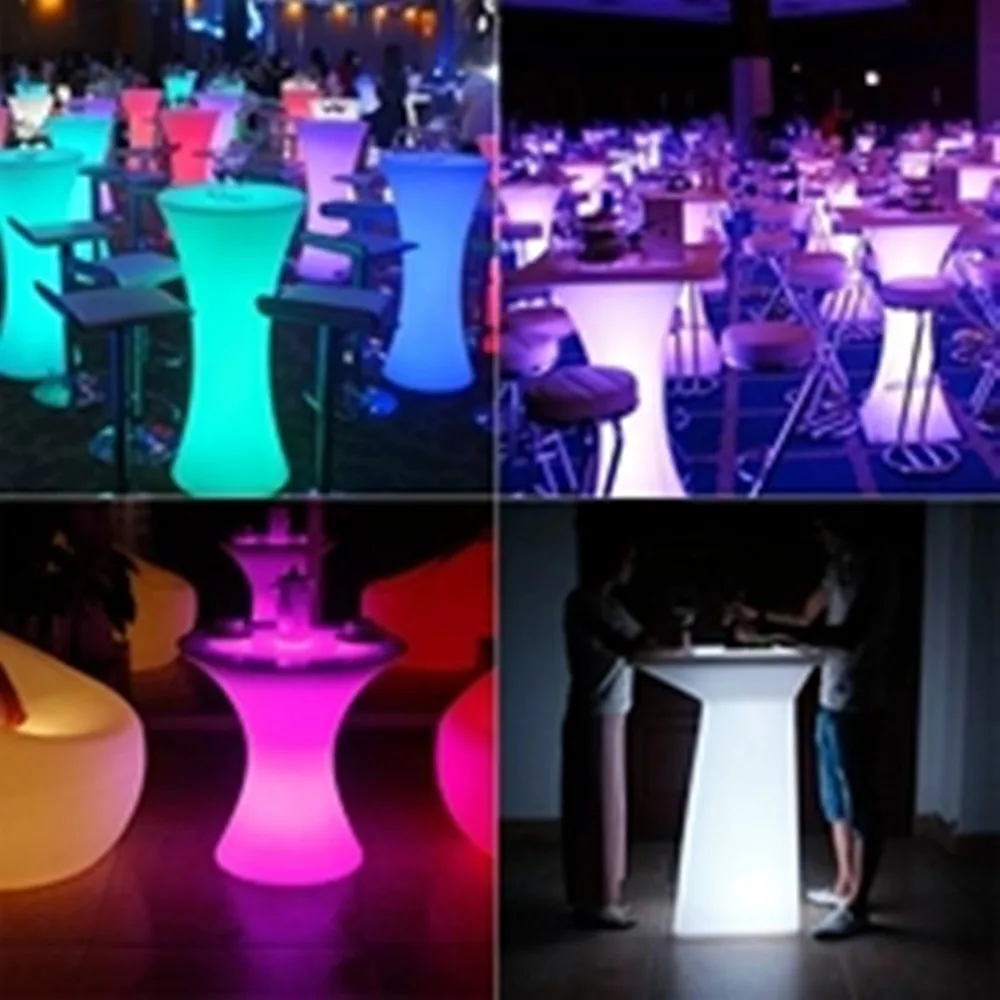 2019 новейший перезаряжаемый коктейльный столик со светодиодный Ной подсветкой