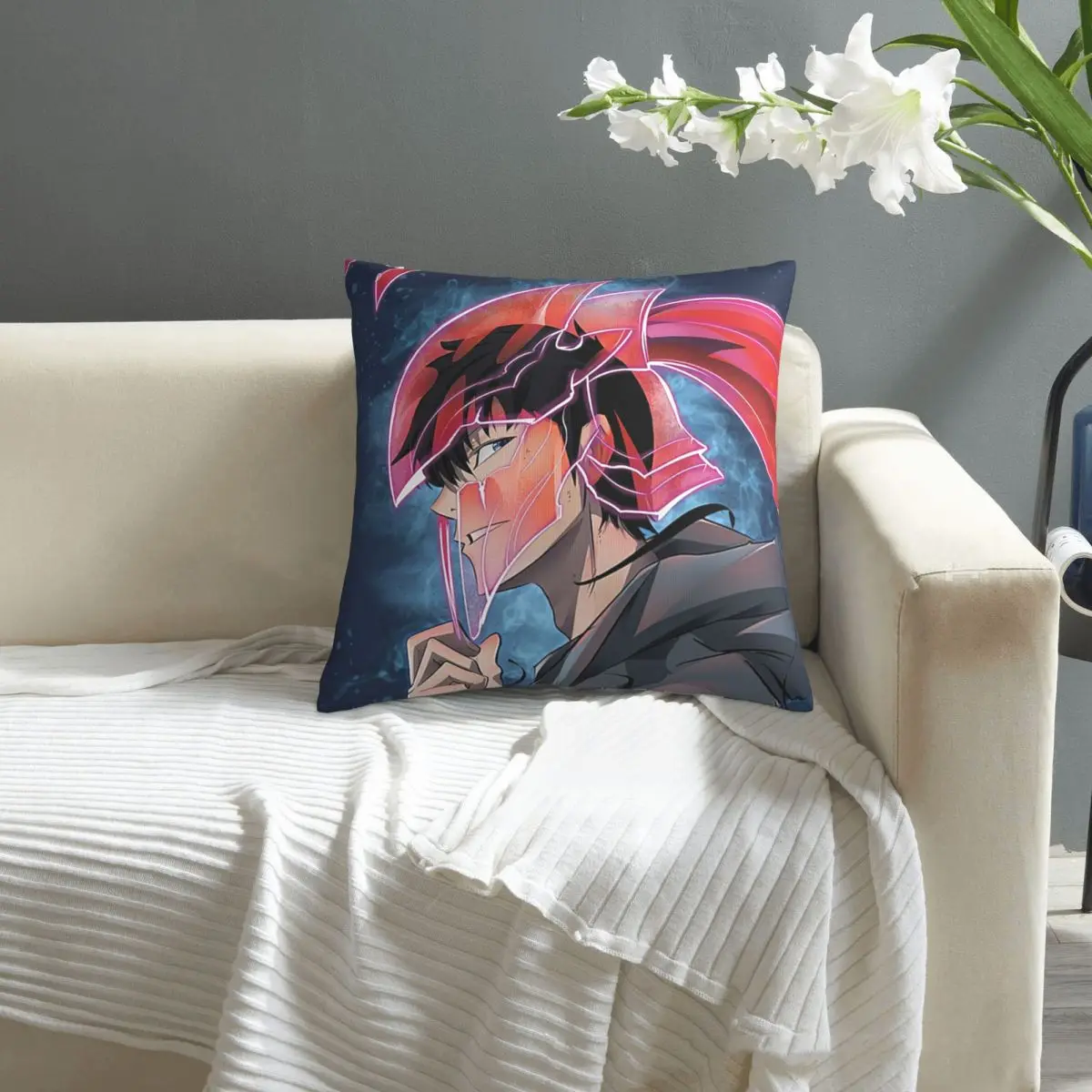 

Solo Leveling - Armour pillowcase printed cushion cover sofa waist pillow pillow cover