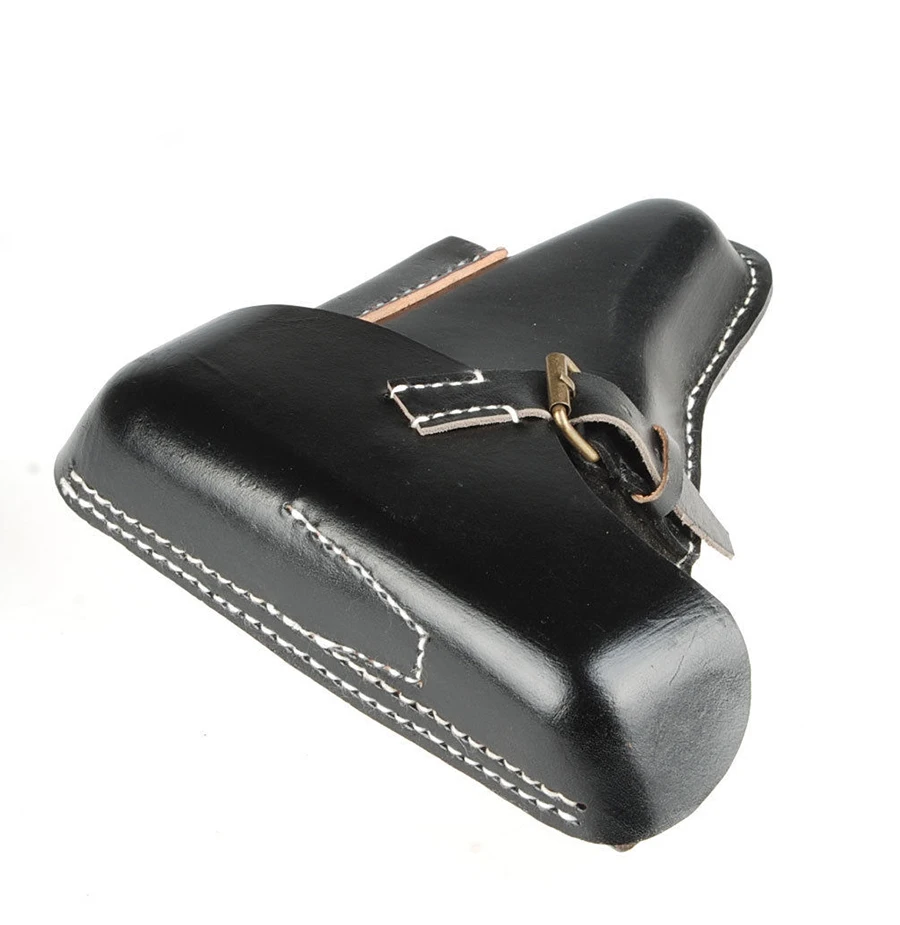 Немецкая Элитная Военная Черная кожаная кобура LUGER P08 времен Второй мировой