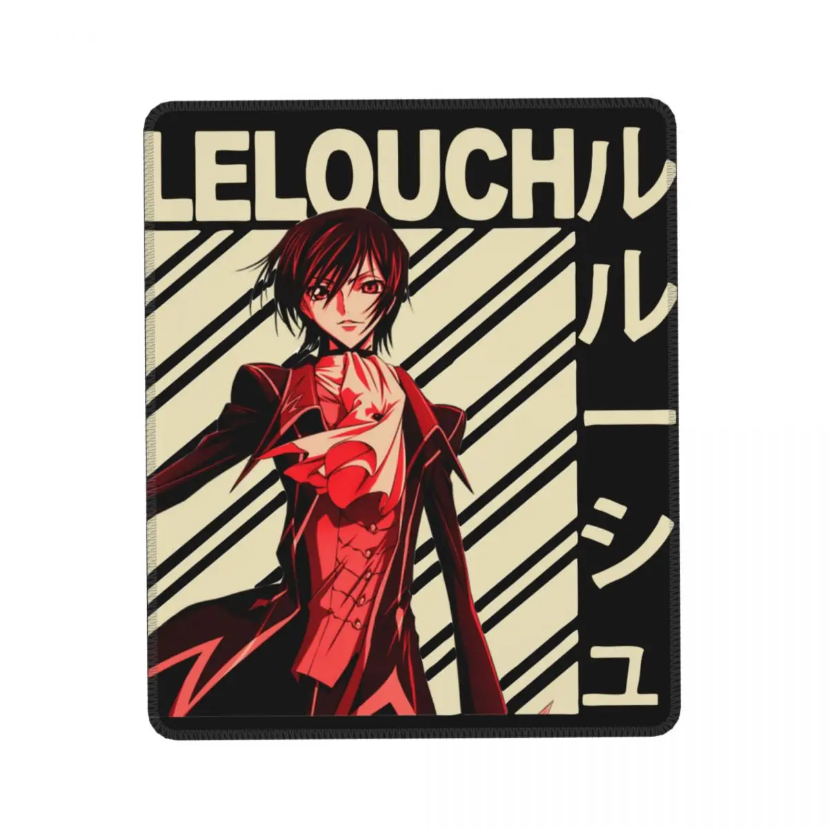 

Коврик для мыши Lelouch Lamperouge, винтажный коврик для мыши с аниме-кодом Geass, офисный коврик для ноутбука, нескользящий, подарок, игровые аксессуар...