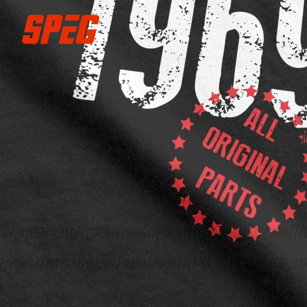 Мужская Винтажная футболка с коротким рукавом и круглым вырезом из